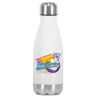 Retro 80's Hit Bombs Golfing Stainless Steel Insulated Water Bottle