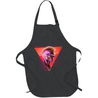 Retro 80s Halloween Cyberpunk Skeleton Apron