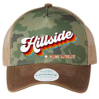 Retro 80s Hillside New Jersey Nj Legacy Tie Dye Trucker Hat