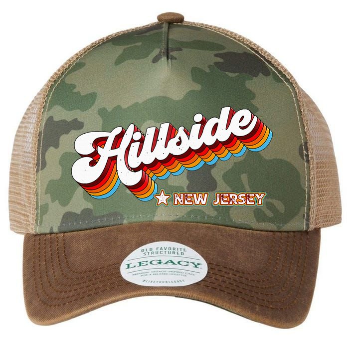 Retro 80s Hillside New Jersey Nj Legacy Tie Dye Trucker Hat