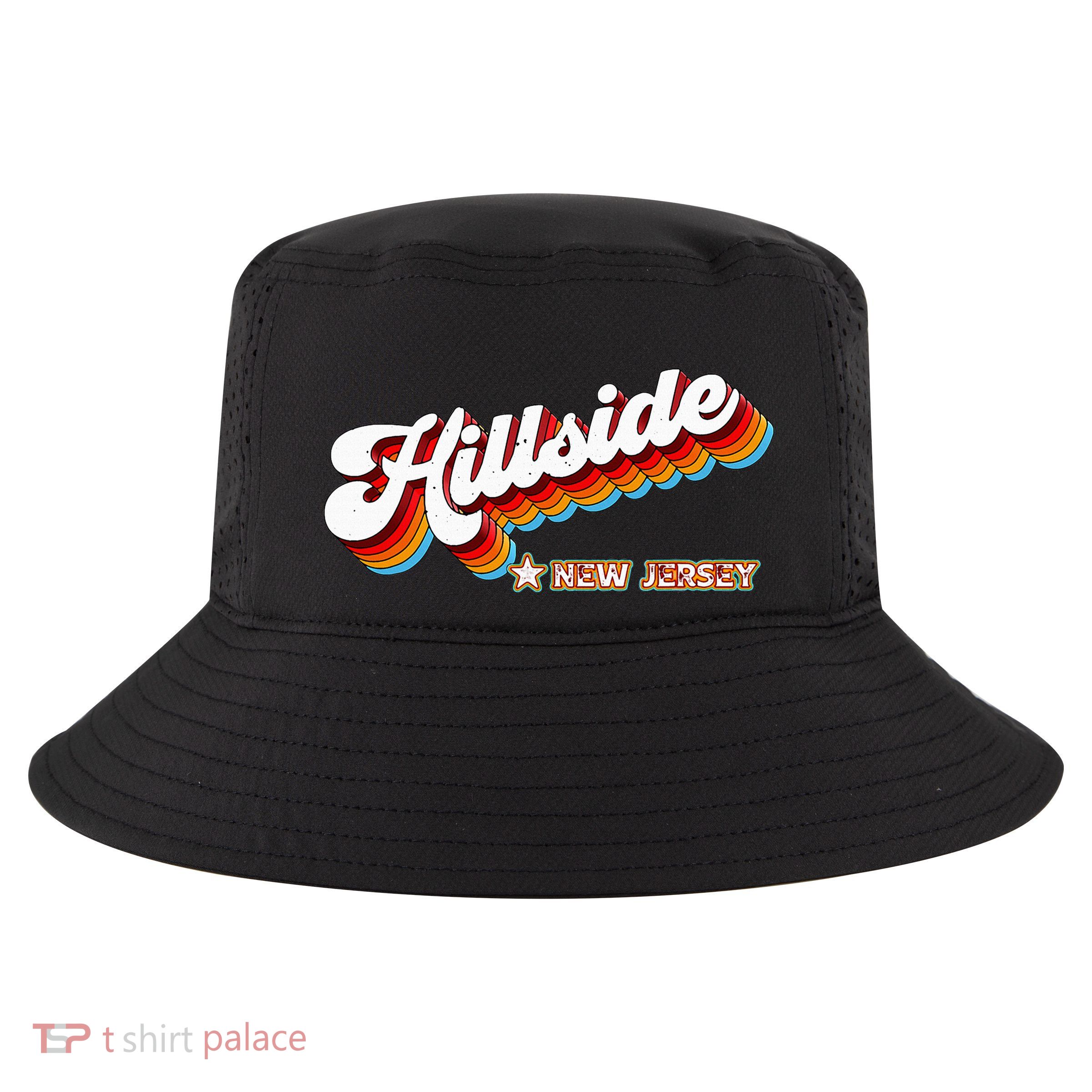 Retro 80s Hillside New Jersey Nj Cool Comfort Performance Bucket Hat
