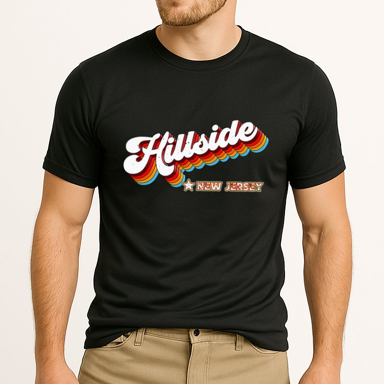 Retro 80s Hillside New Jersey Nj Performance Shirt
