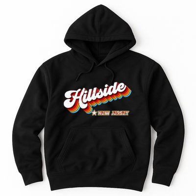 Retro 80s Hillside New Jersey Nj Hoodie