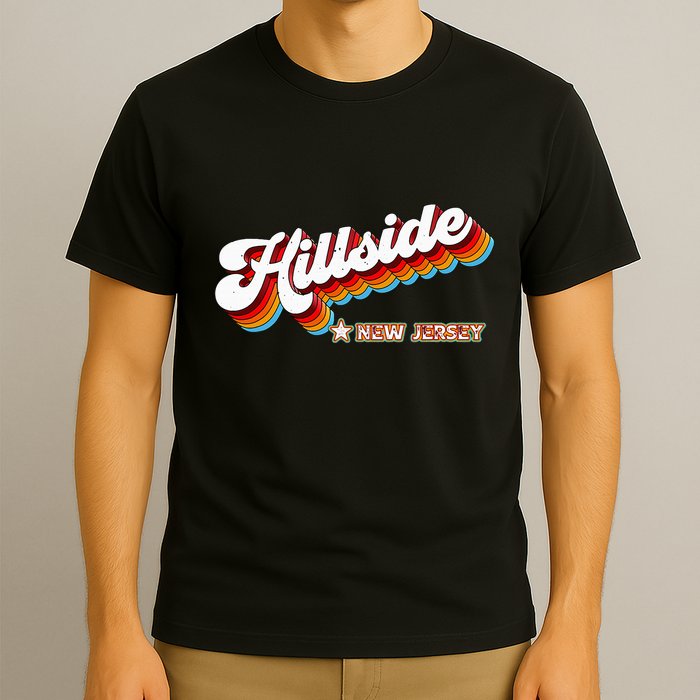 Retro 80s Hillside New Jersey Nj T-Shirt