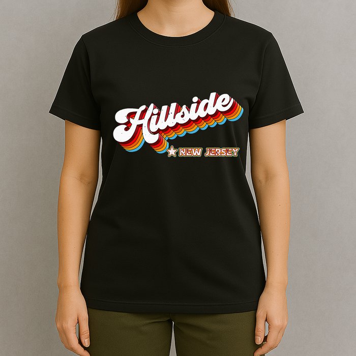 Retro 80s Hillside New Jersey Nj T-Shirt