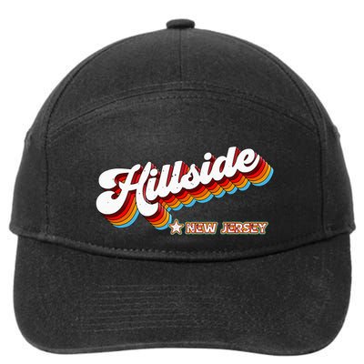 Retro 80s Hillside New Jersey Nj 7-Panel Snapback Hat