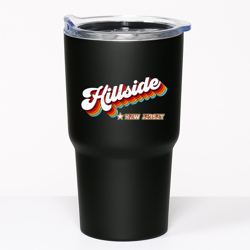 Retro 80s Hillside New Jersey Nj Tumbler