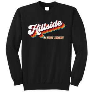 Retro 80s Hillside New Jersey Nj Tall Sweatshirt