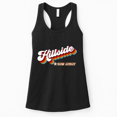 Retro 80s Hillside New Jersey Nj Womens Tank Top
