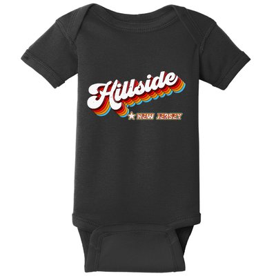 Retro 80s Hillside New Jersey Nj Baby Bodysuit