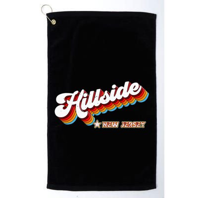 Retro 80s Hillside New Jersey Nj Golf Towel