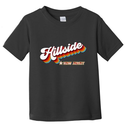 Retro 80s Hillside New Jersey Nj Toddler T-Shirt