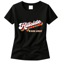 Retro 80s Hillside New Jersey Nj Womens T-Shirt