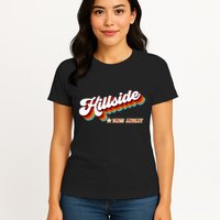 Retro 80s Hillside New Jersey Nj Womens T-Shirt