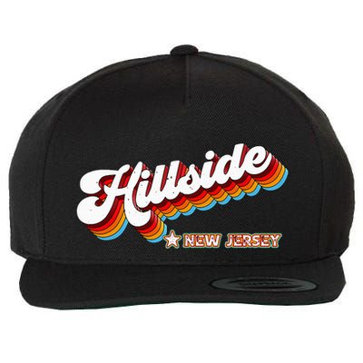 Retro 80s Hillside New Jersey Nj Wool Snapback Cap