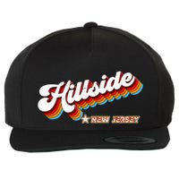 Retro 80s Hillside New Jersey Nj Wool Snapback Cap