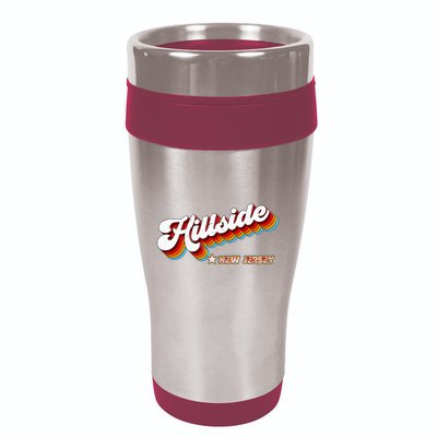 Retro 80s Hillside New Jersey Nj 16oz Travel Tumbler