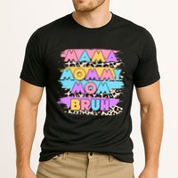 Retro 80's Leopard Print Mama Mommy Mom Bruh Cooling Performance Crew T-Shirt