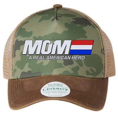 Retro 80's Mom A Real American Hero Legacy Tie Dye Trucker Hat
