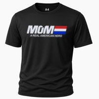 Retro 80's Mom A Real American Hero Cooling Performance Crew T-Shirt