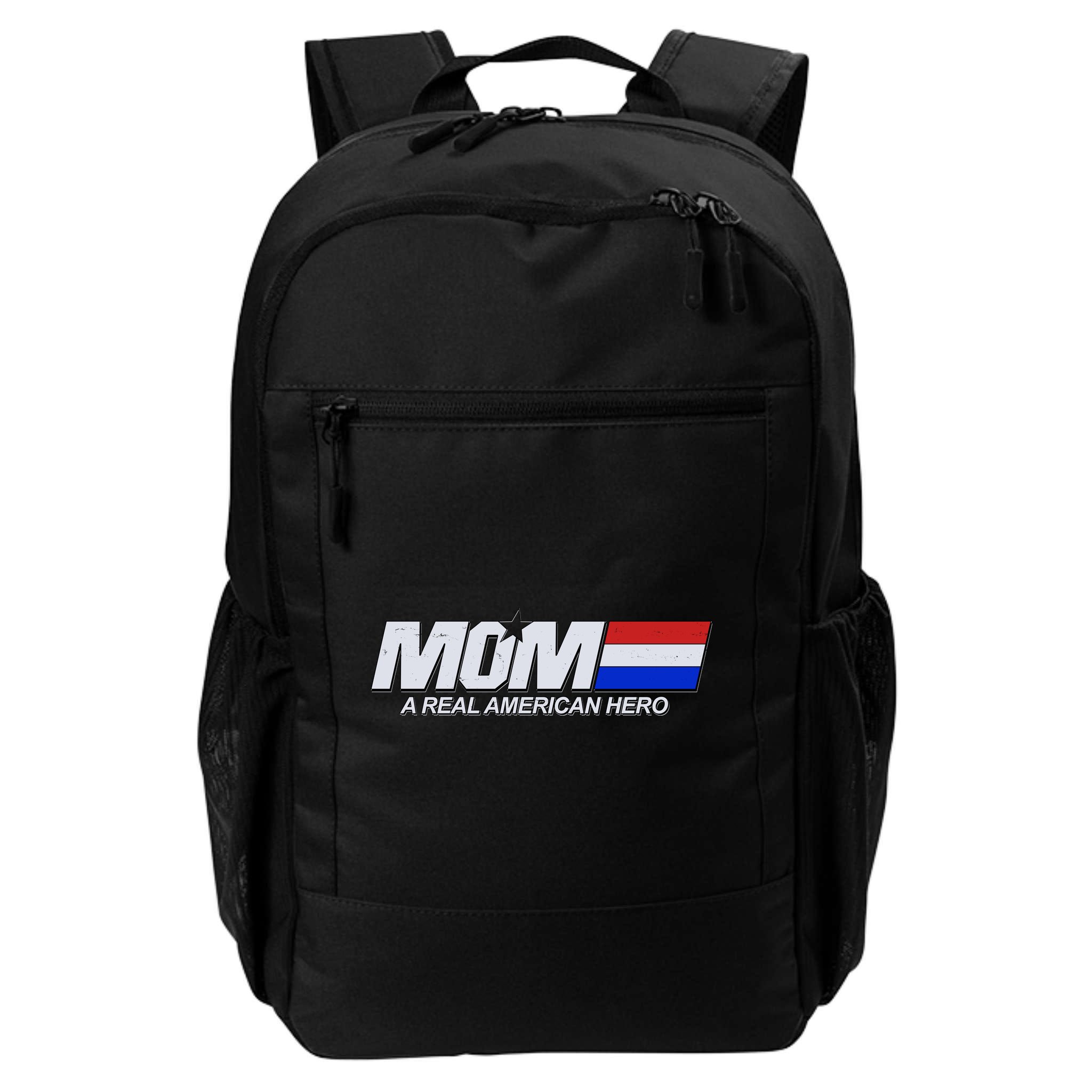Retro 80's Mom A Real American Hero Backpack