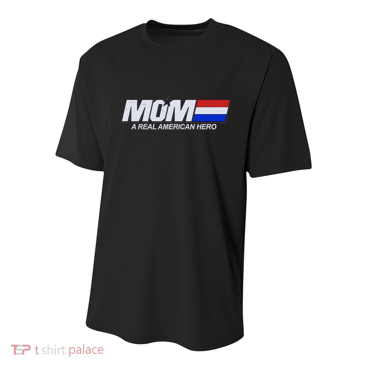 Retro 80's Mom A Real American Hero Youth Performance Sprint T-Shirt