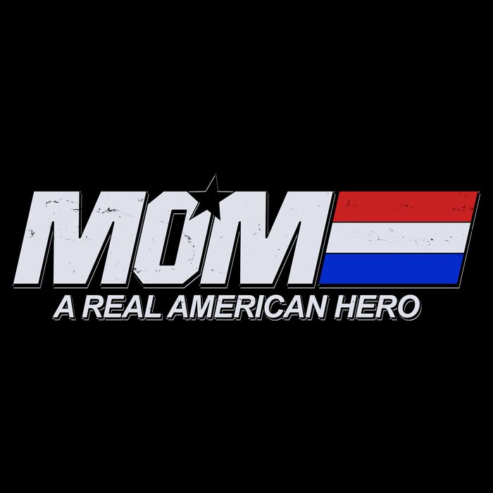 Retro 80's Mom A Real American Hero Crop Top