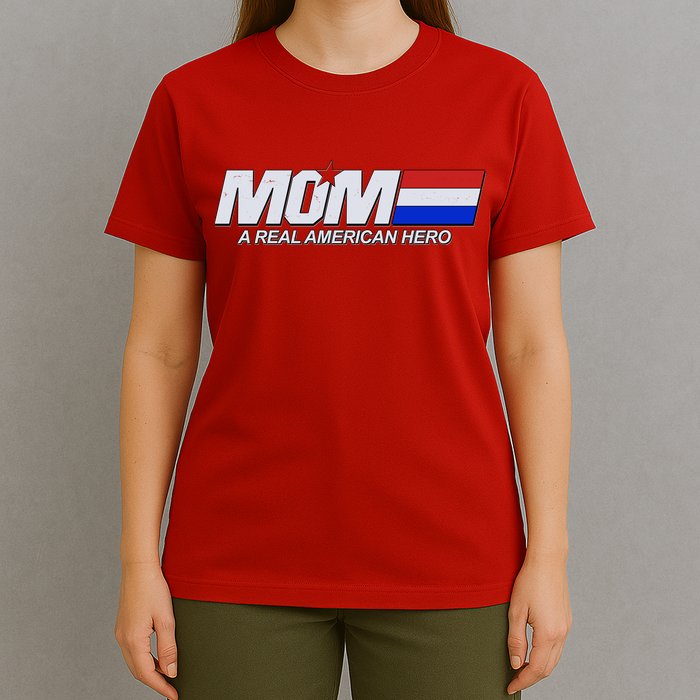 Retro 80's Mom A Real American Hero T-Shirt