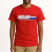 Retro 80's Mom A Real American Hero Tall T-Shirt