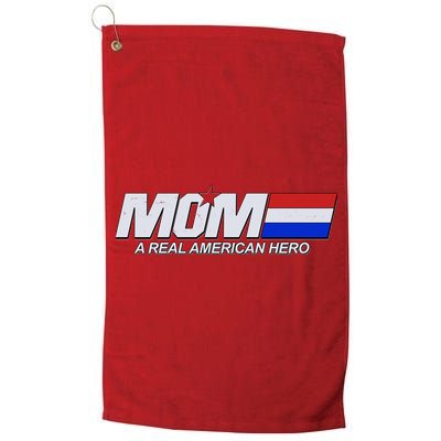Retro 80's Mom A Real American Hero Golf Towel