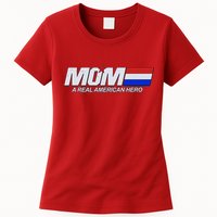 Retro 80's Mom A Real American Hero Womens T-Shirt
