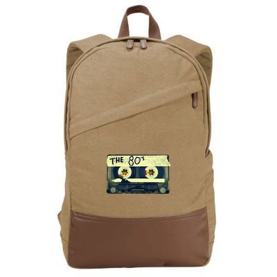 Retro 80S Mix Tape Cotton Canvas Backpack