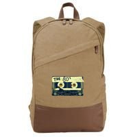 Retro 80S Mix Tape Cotton Canvas Backpack