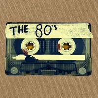 Retro 80S Mix Tape Cotton Canvas Backpack