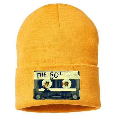 Retro 80S Mix Tape Sustainable Knit Beanie