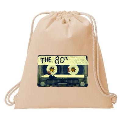 Retro 80S Mix Tape Drawstring Bag
