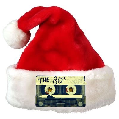 Retro 80S Mix Tape Premium Christmas Santa Hat