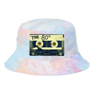 Retro 80S Mix Tape Tie Dye Newport Bucket Hat