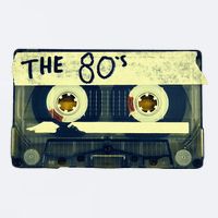 Retro 80S Mix Tape Sueded Cloud Jersey T-Shirt