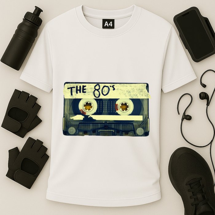 Retro 80S Mix Tape Performance Shirt