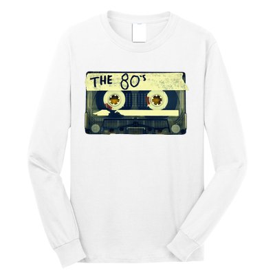 Retro 80S Mix Tape Long Sleeve Shirt