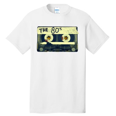 Retro 80S Mix Tape Tall T-Shirt