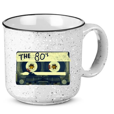 Retro 80S Mix Tape 15oz Campfire Ceramic Mug