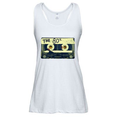 Retro 80S Mix Tape Ladies Essential Flowy Tank