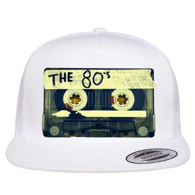 Retro 80S Mix Tape Flat Bill Trucker Hat