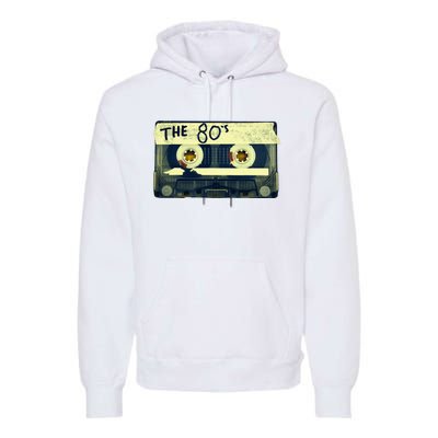 Retro 80S Mix Tape Premium Hoodie