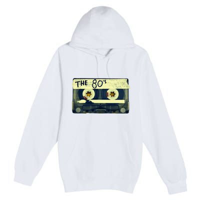 Retro 80S Mix Tape Premium Pullover Hoodie