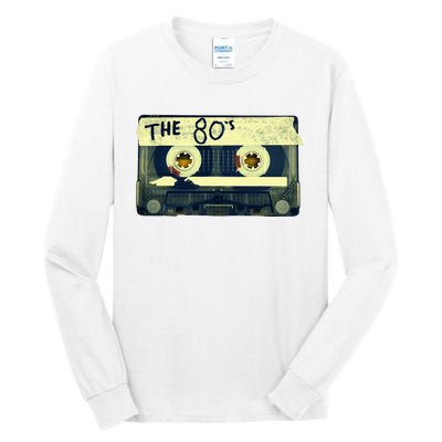 Retro 80S Mix Tape Tall Long Sleeve T-Shirt