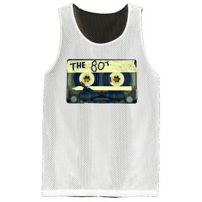 Retro 80S Mix Tape Mesh Reversible Basketball Jersey Tank