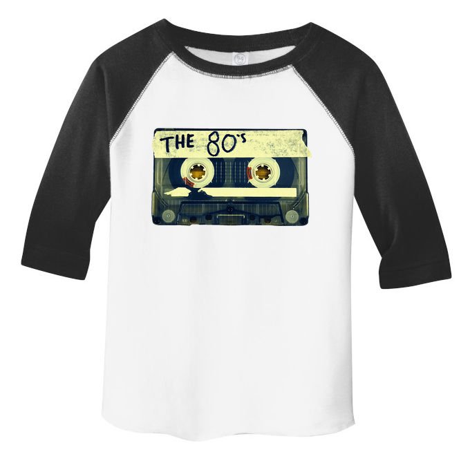 Retro 80S Mix Tape Toddler Fine Jersey T-Shirt